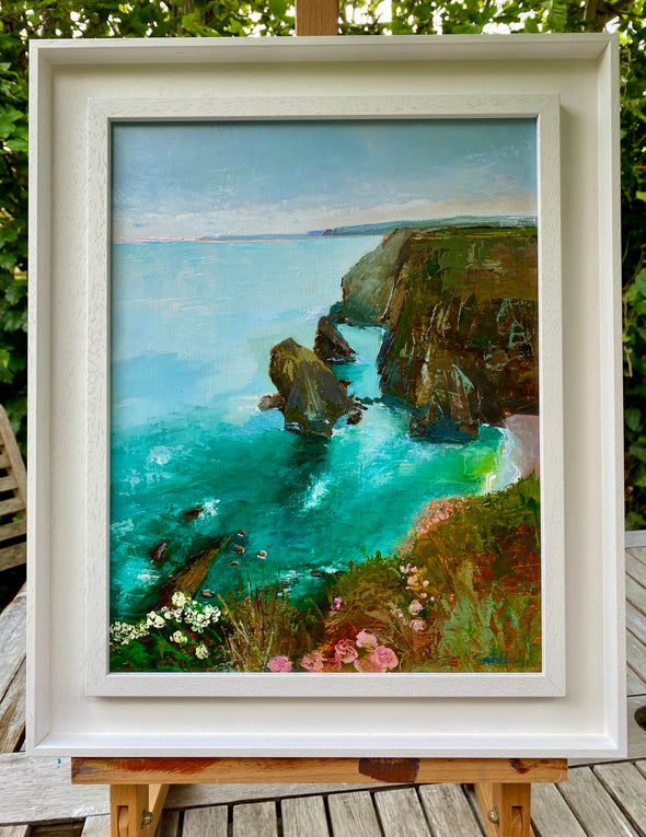 Hell's Mouth, Cornwall, Original Oil Painting