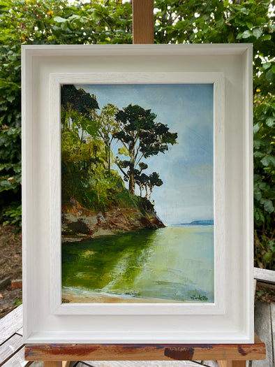 Durgan Light, Cornwall, Original Oil Painting