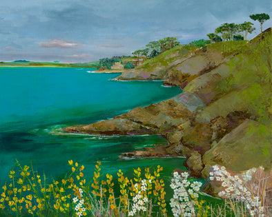 View To St Mawes, Cornwall Original Oil Painting