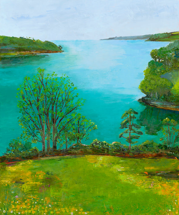 Trelissick, Cornwall Art Greeting Card