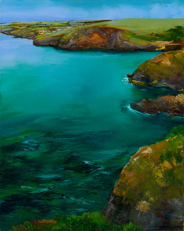 A2 Signed Print Walking to Port Isaac