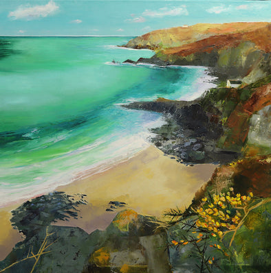 Original Oil Painting Cornwall Zennor