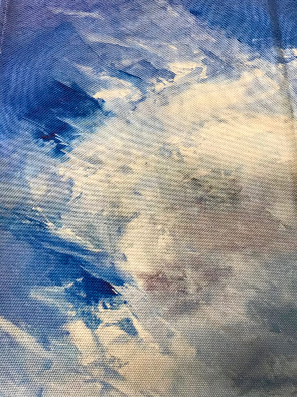 The Lighthouse, Art Tea Towel of Godrevy, Cornwall
