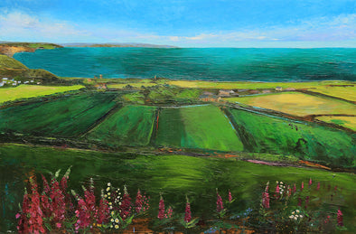 St Agnes Beacon, Cornwall Original Oil Painting